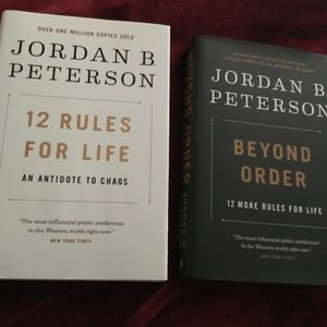 2 Jordan Peterson hardback books